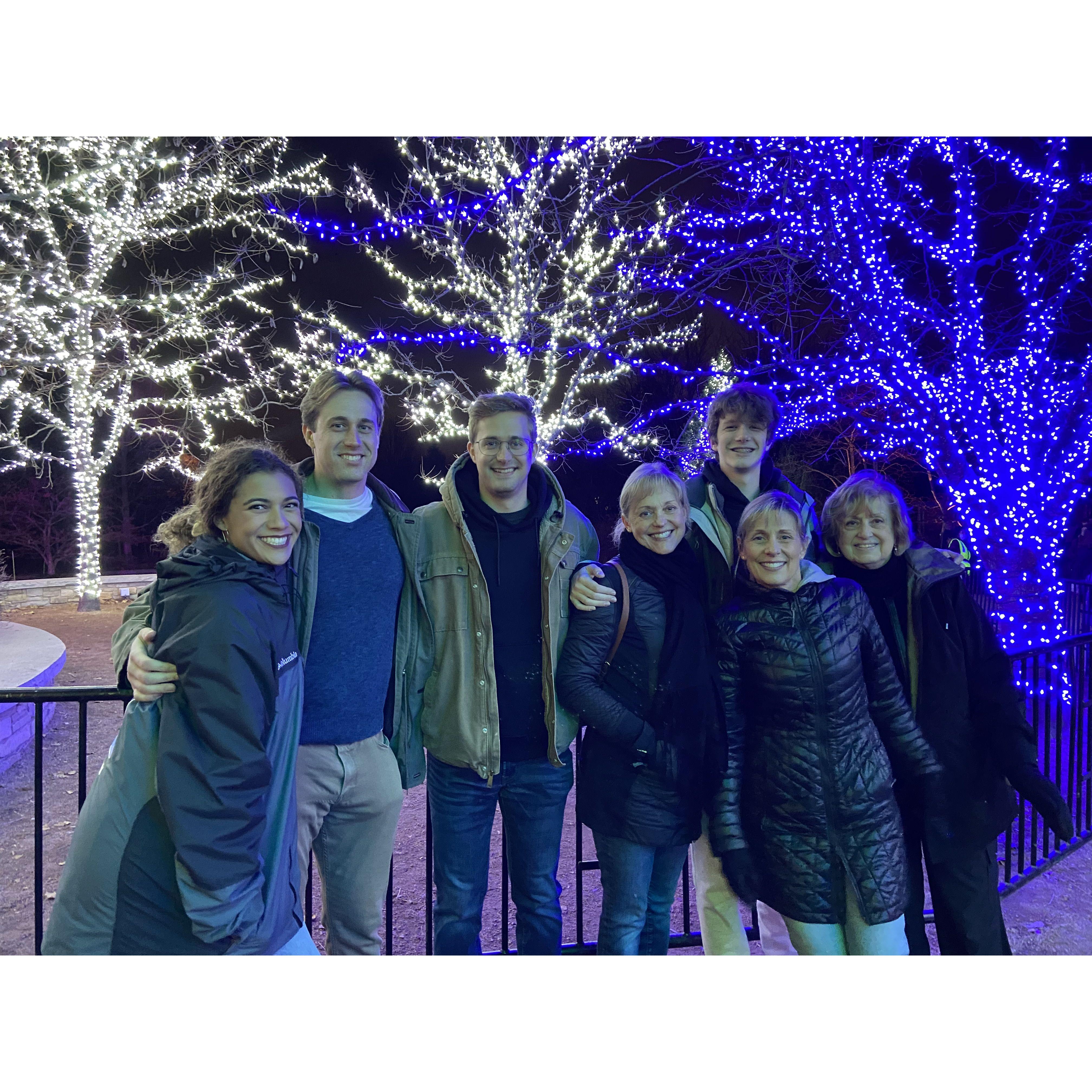 Christmas lights with the Hubbe's!