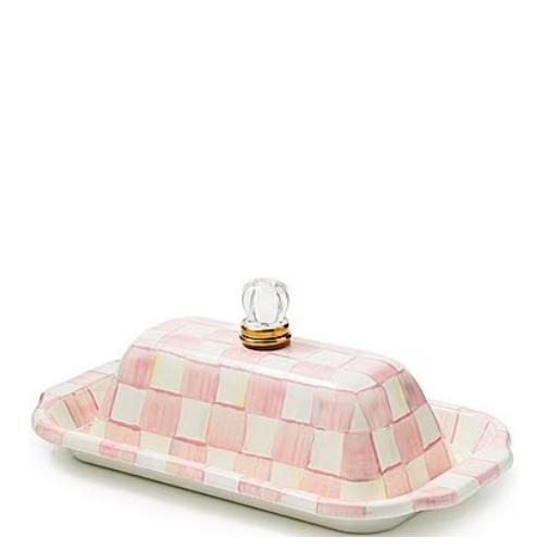 MacKenzie-Childs Check® Enamel Butter Box