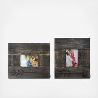 Casual Country 2-Piece Photo Frame Set