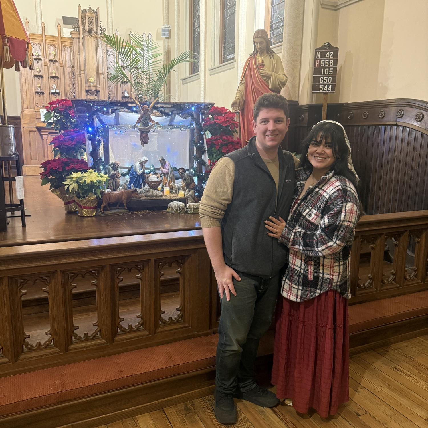 Christmas and engaged!