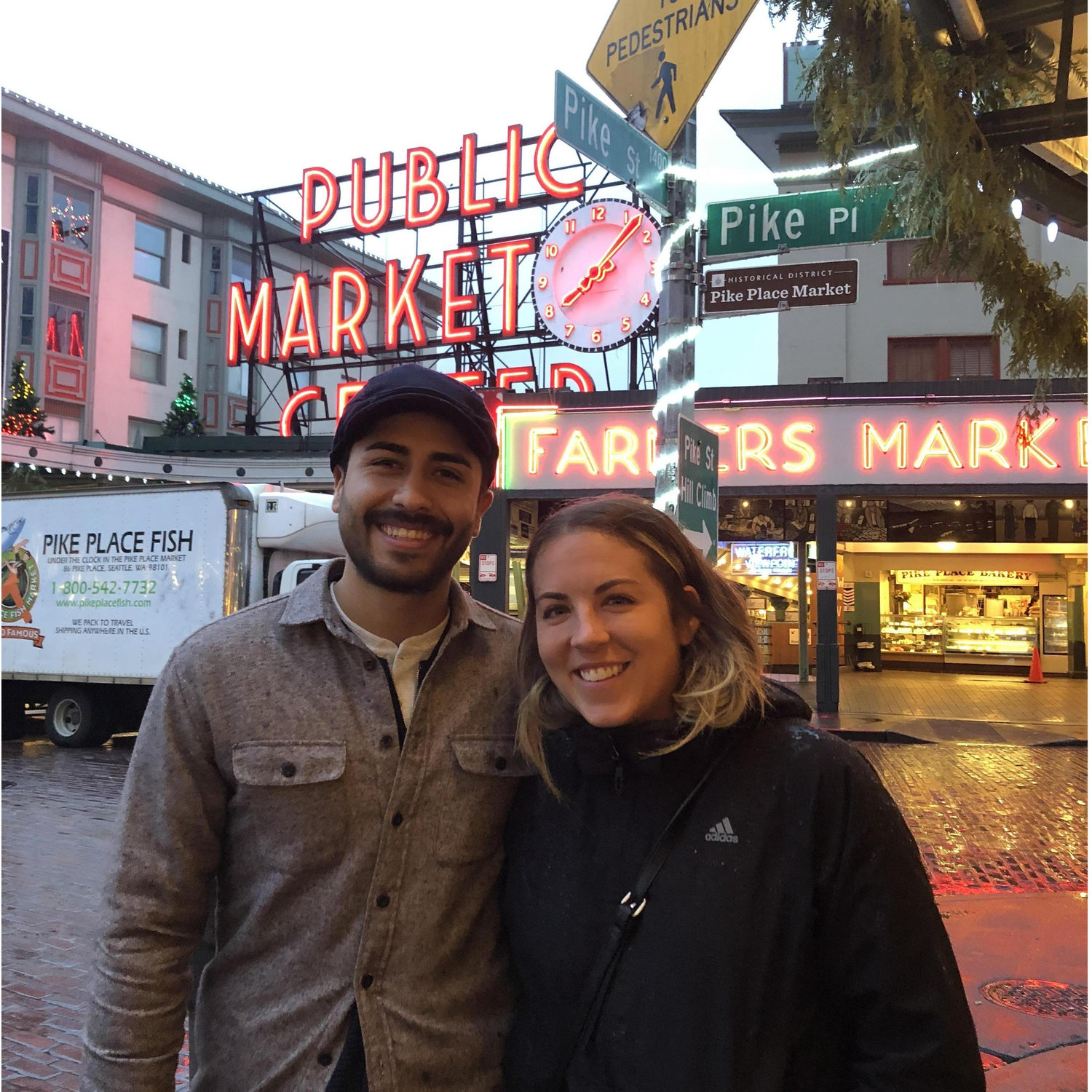 On of our favorite places, Pikes Place Market.