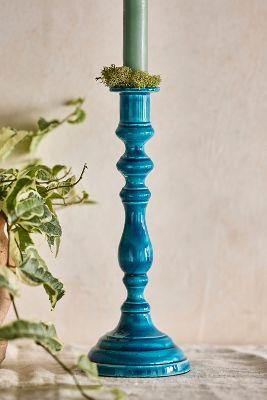Enamel Taper Holder, Medium