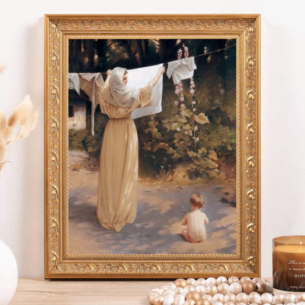 The Polish Madonna Framed Canvas - Sacred Signature Collection