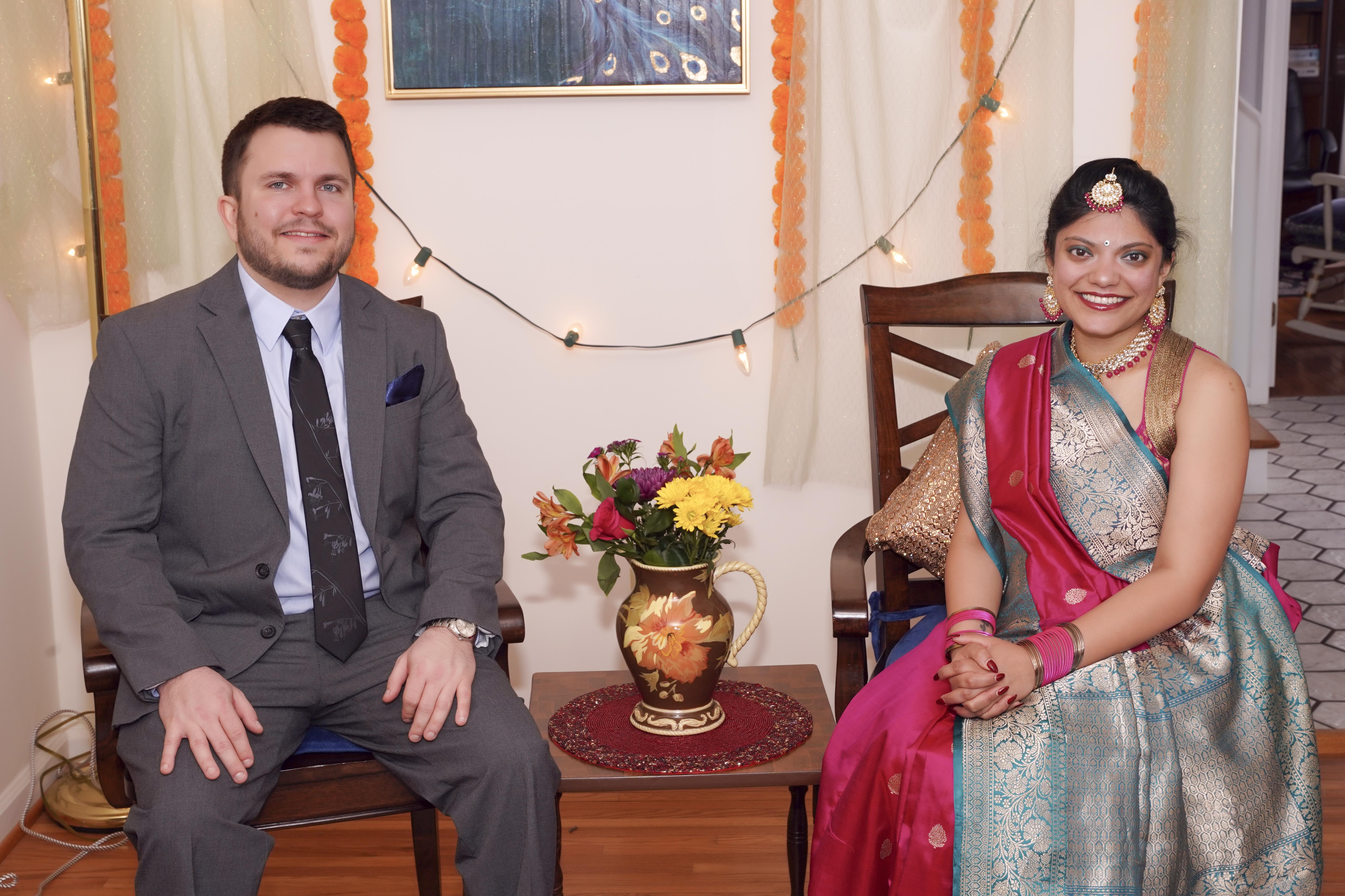 The Wedding Website of Urvashi Saxena and Sean Iamartino