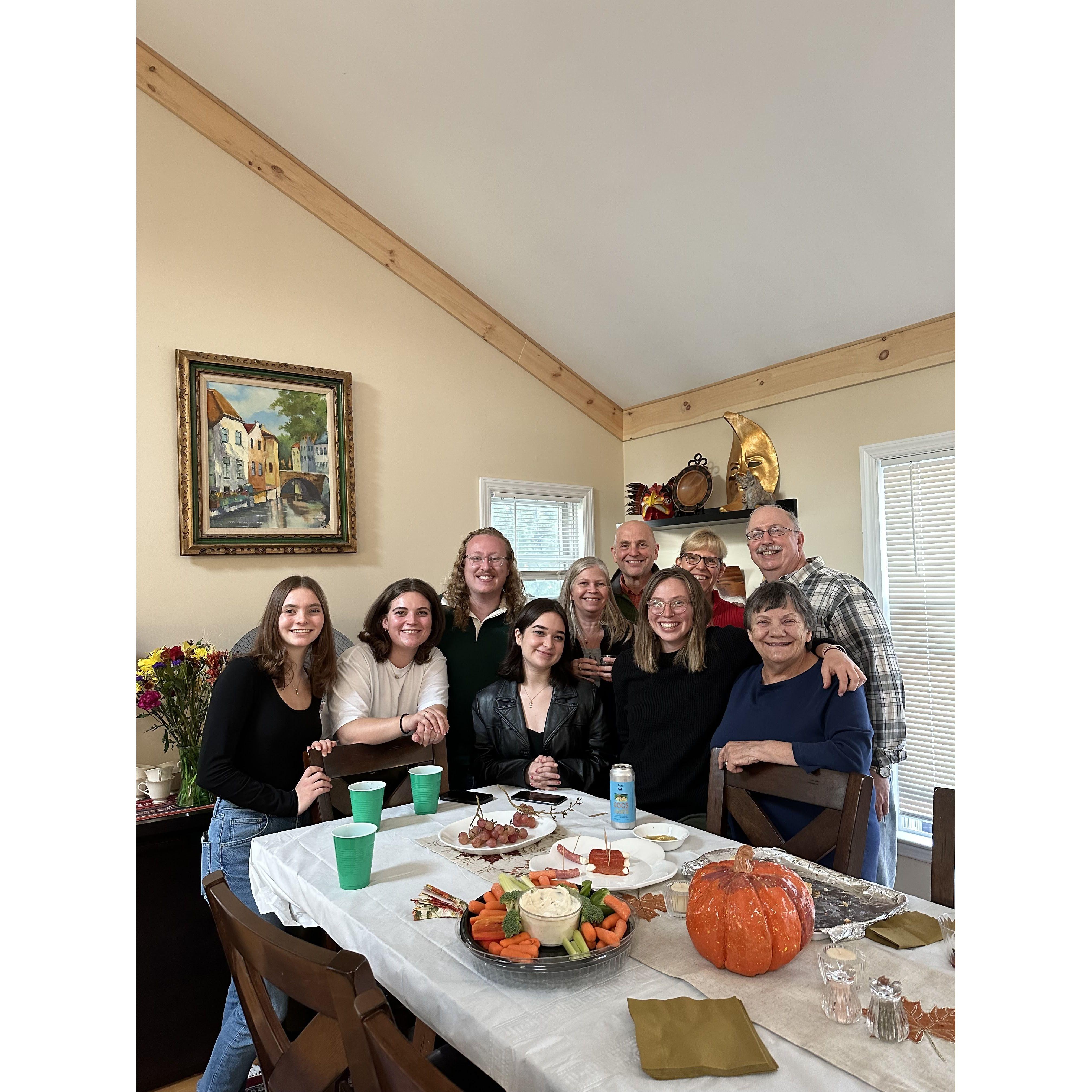 Thanksgiving 2022 with all the only children!