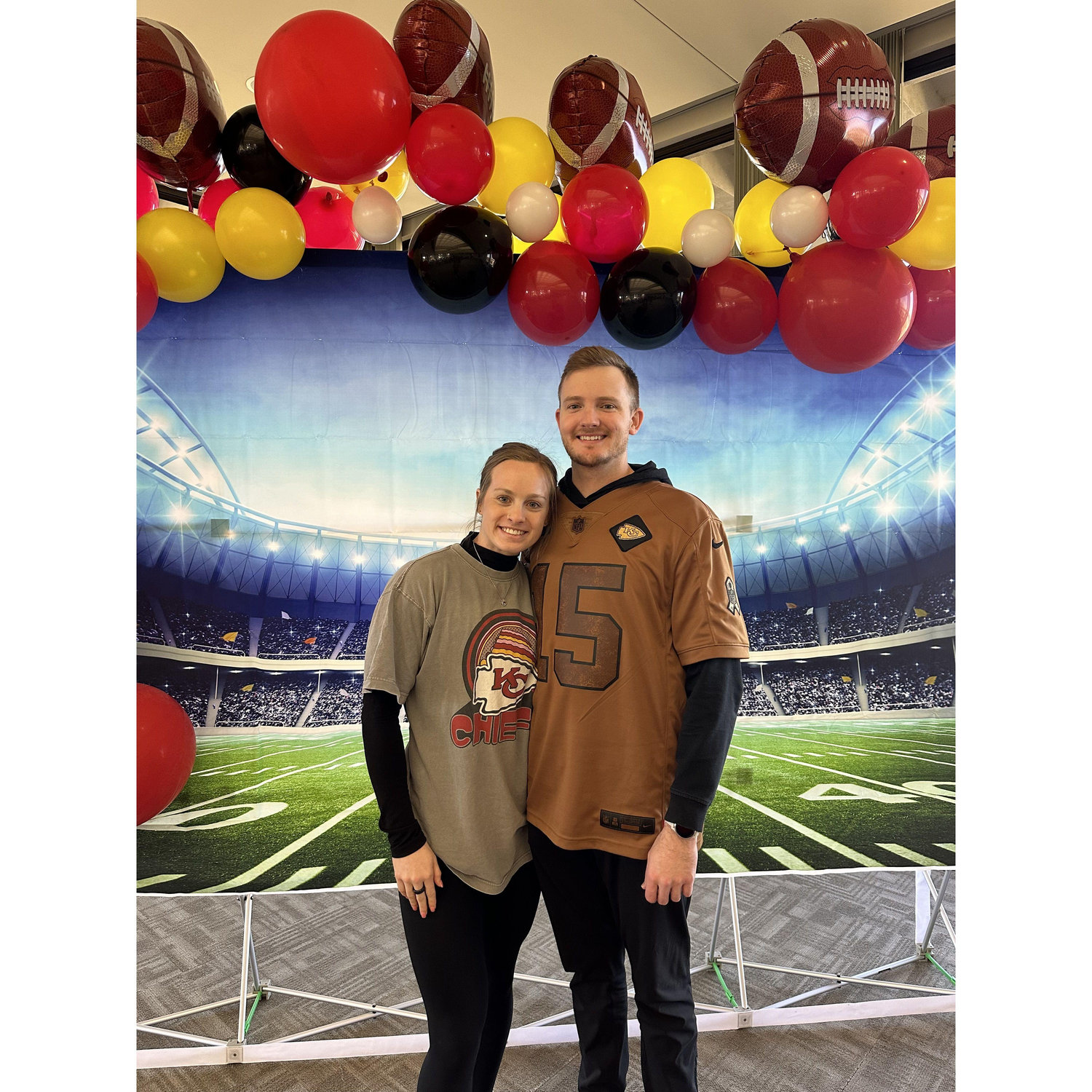 Chiefs Super Bowl party at school!
