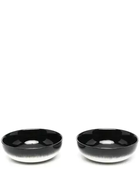 Ann Deumelemeester X Serax light and shadow ceramic high plate