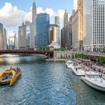Stroll along the Chicago River