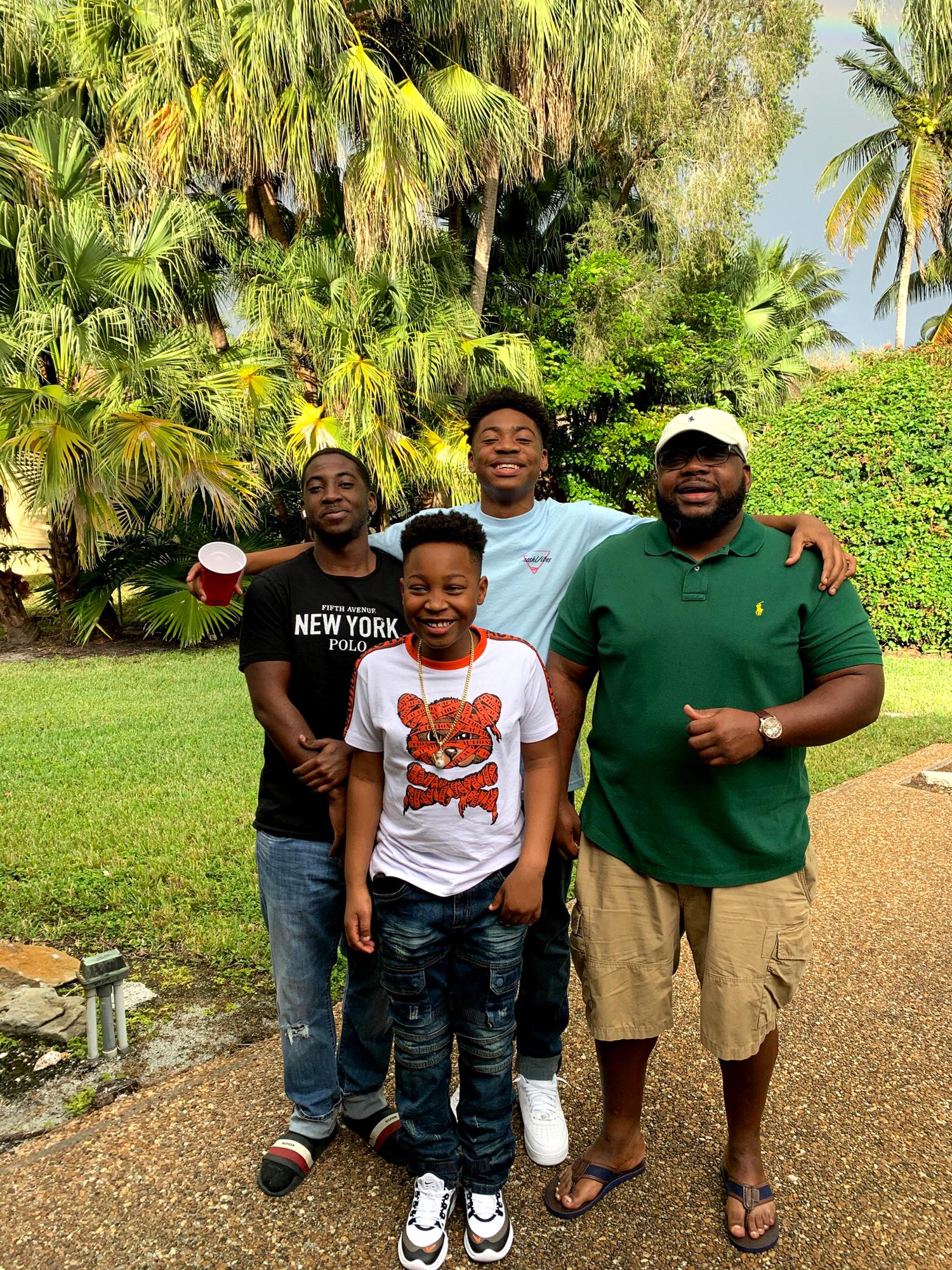 The Men in my world 🌍 💙💪🏾