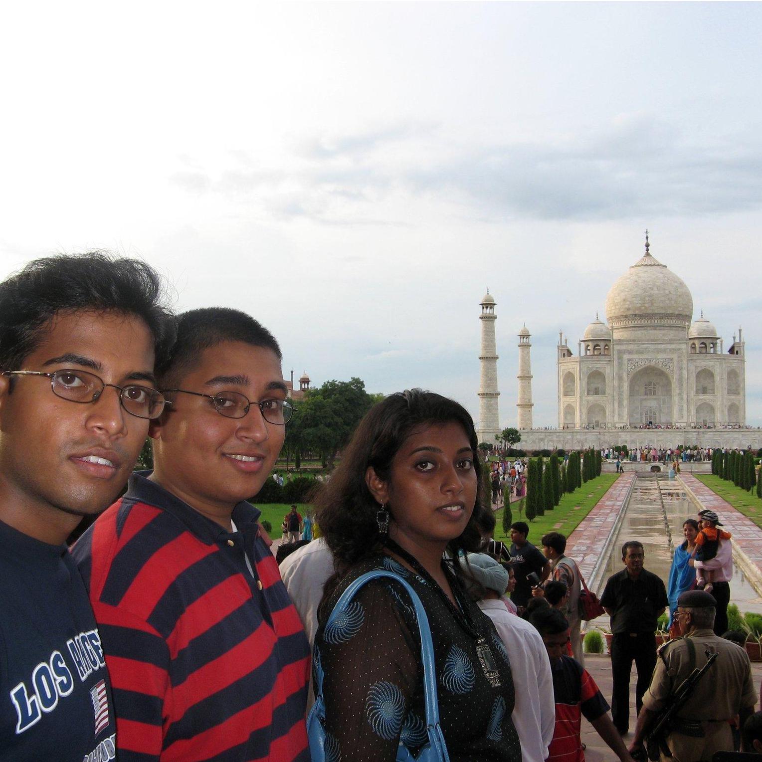 The Taj Mahal with cousins!