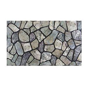 Masterpiece Flagstone Grey Stone Door Mat, 18-Inch by 30-Inch