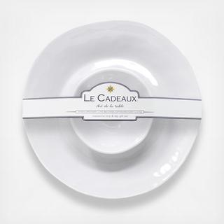 Bianco 2-Piece Melamine Chip & Dip Set