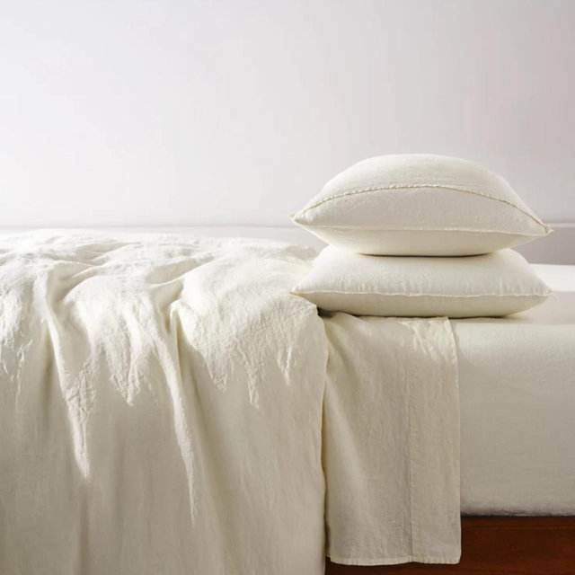 Washed European Linen Duvet Set