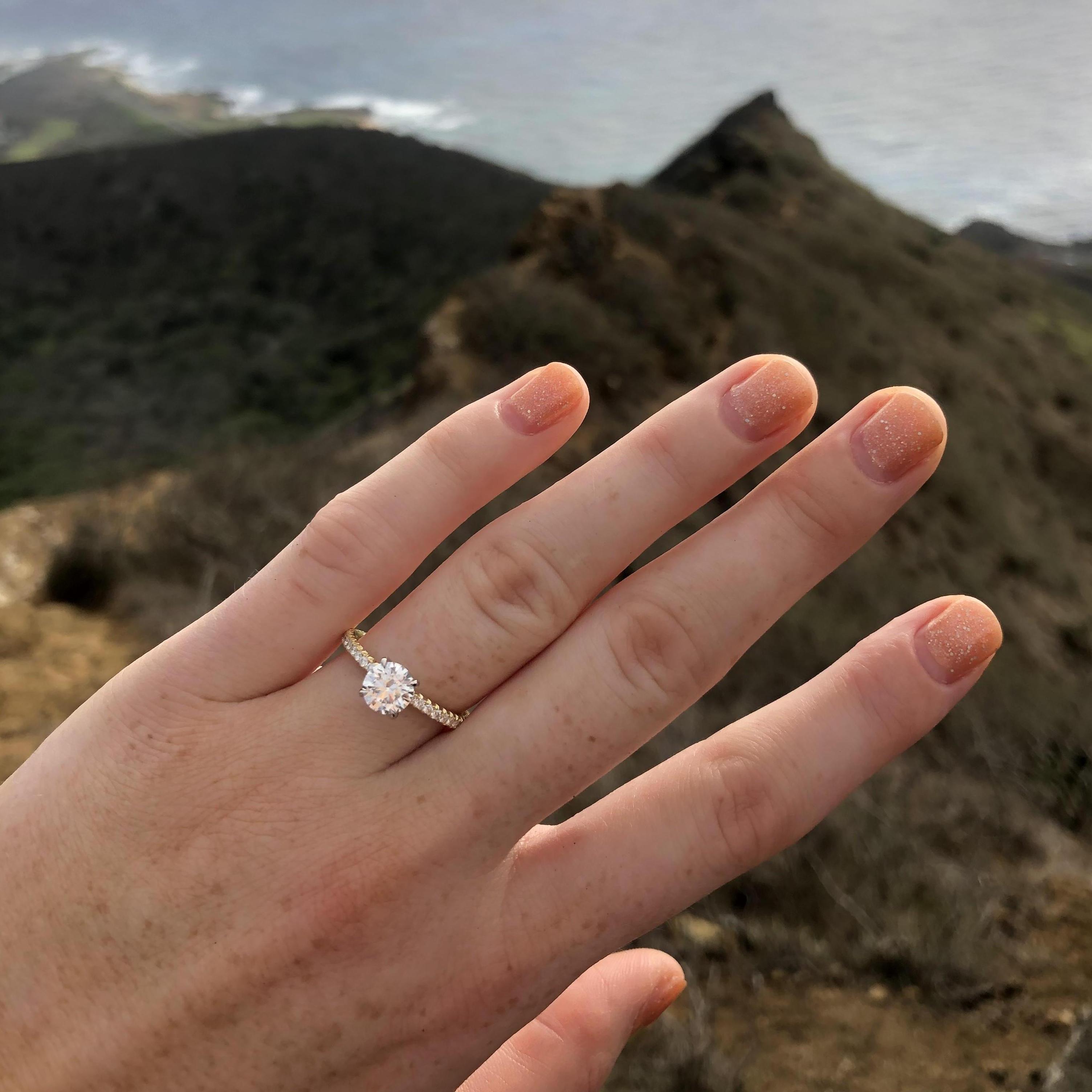 I said YES at the top of Koko Head in Honolulu, HI