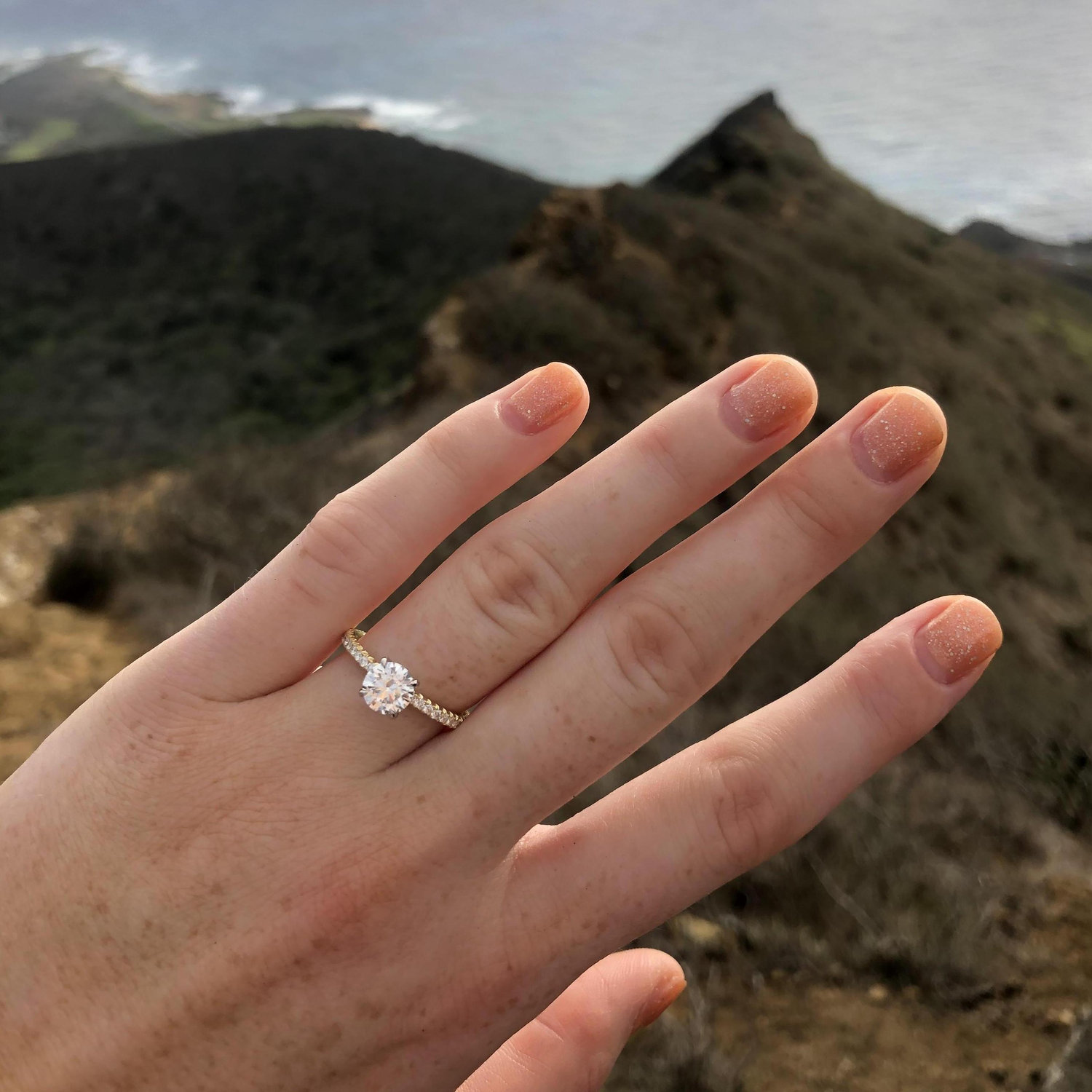 I said YES at the top of Koko Head in Honolulu, HI