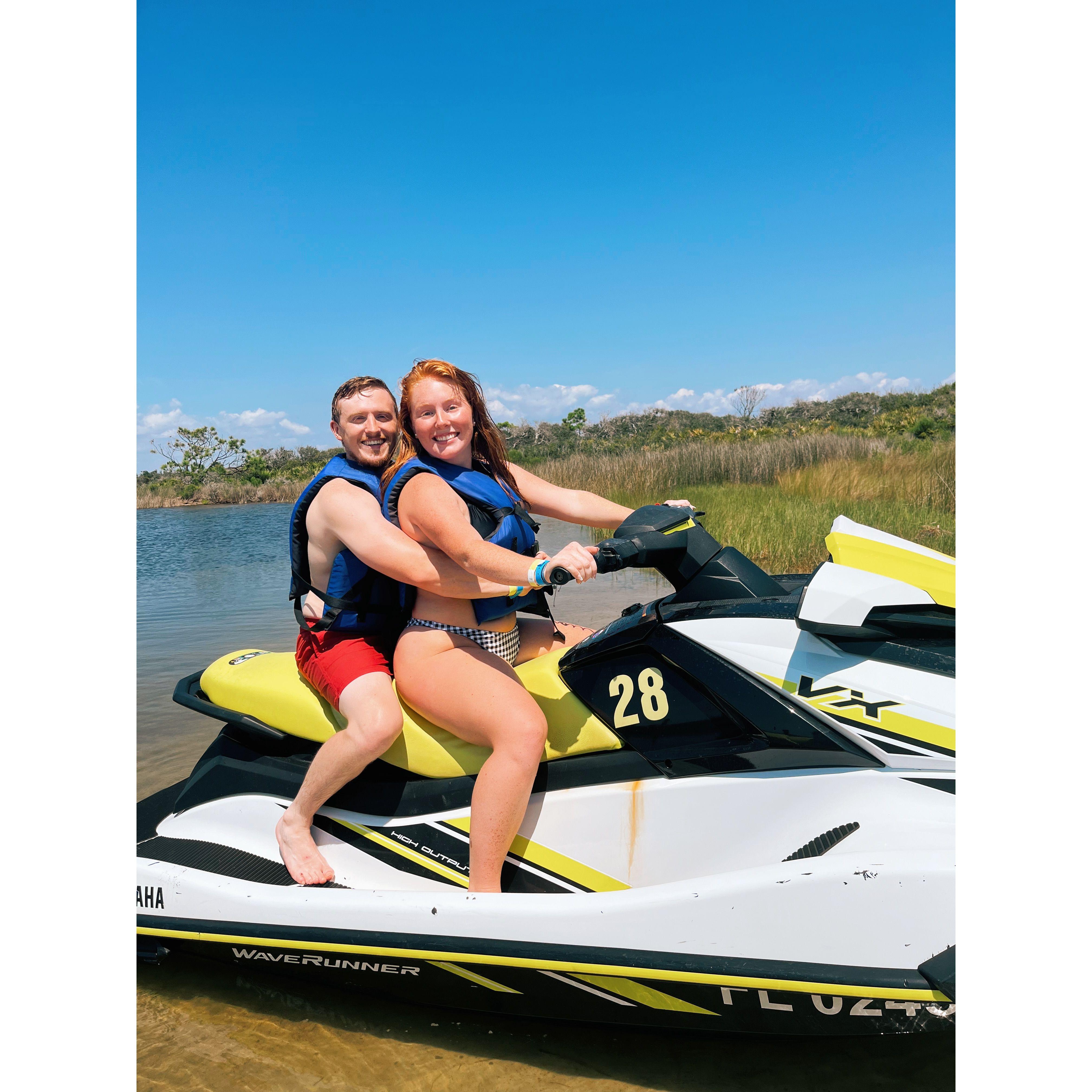 Jet skiing in Panama City!