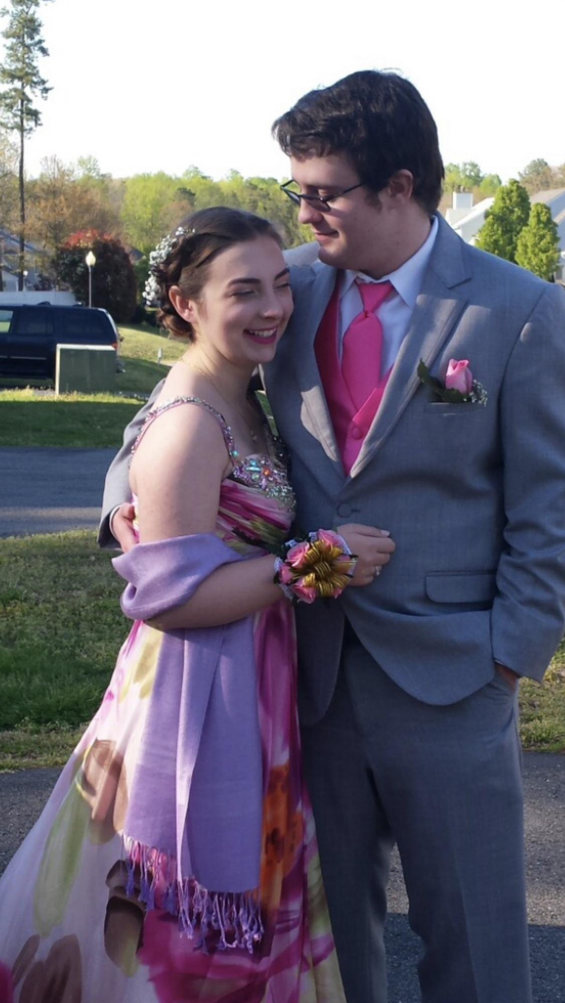Senior Prom. I don’t know why Ryan’s head is cut off when I upload these but I’ll have everyone know he is 5’11 and a quarter and I’m like 5’1 so I’ll just blame the nearly foot of height difference.