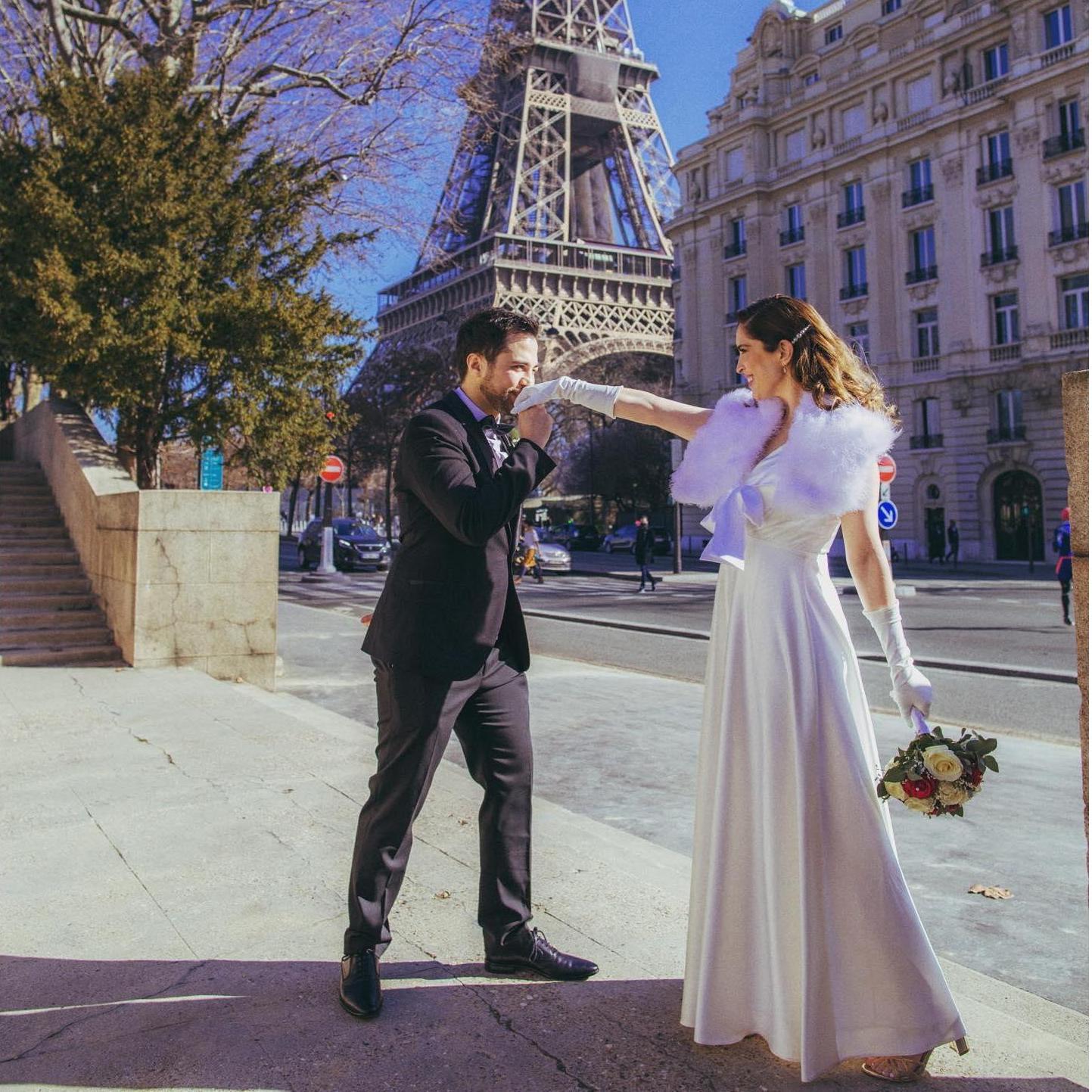 Our favorite picture from our civil wedding: February 27, 2021.