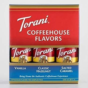 Coffee Syrup Coffeehouse Flavors Trio Sampler Pack