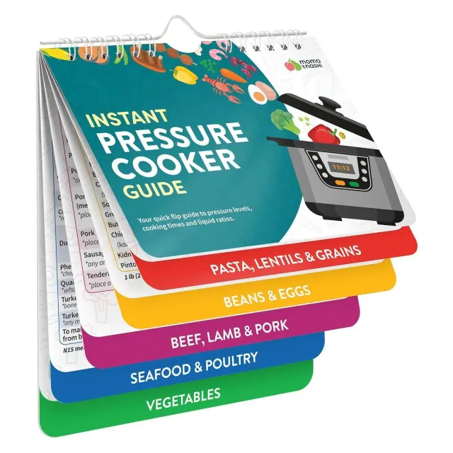 Maison Products Instant Pot Magnetic Cheat Sheet Cook Book Magnet Set -7 x 6 Inches - Instant Pot Accessories - Instapot Pressure Cooker Magnet Sheets