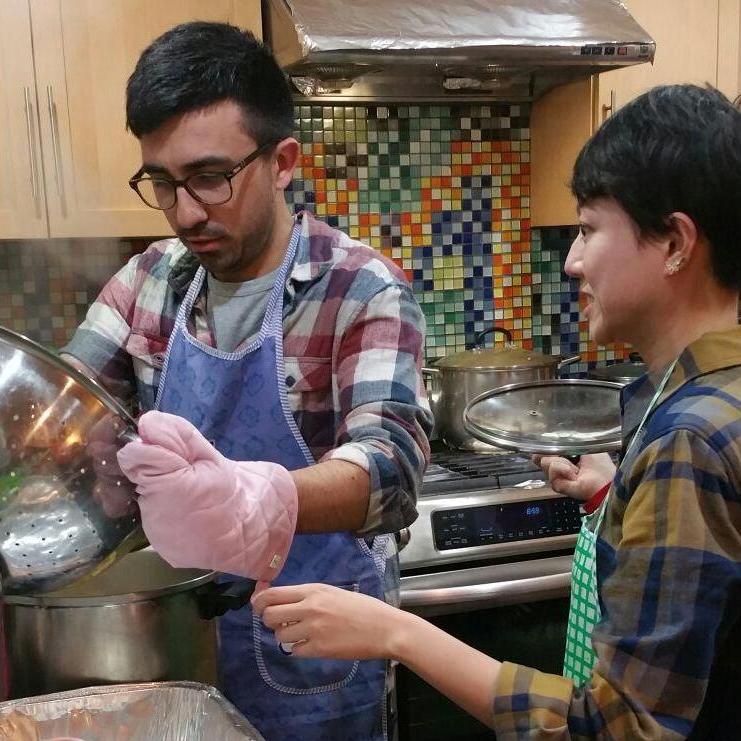 First time cooking Christmas dinner for the LA family together!