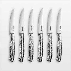 Cuisinart Stainless Steel Hollow Handle Steak Knives, Set of 6 | Crate & Barrel