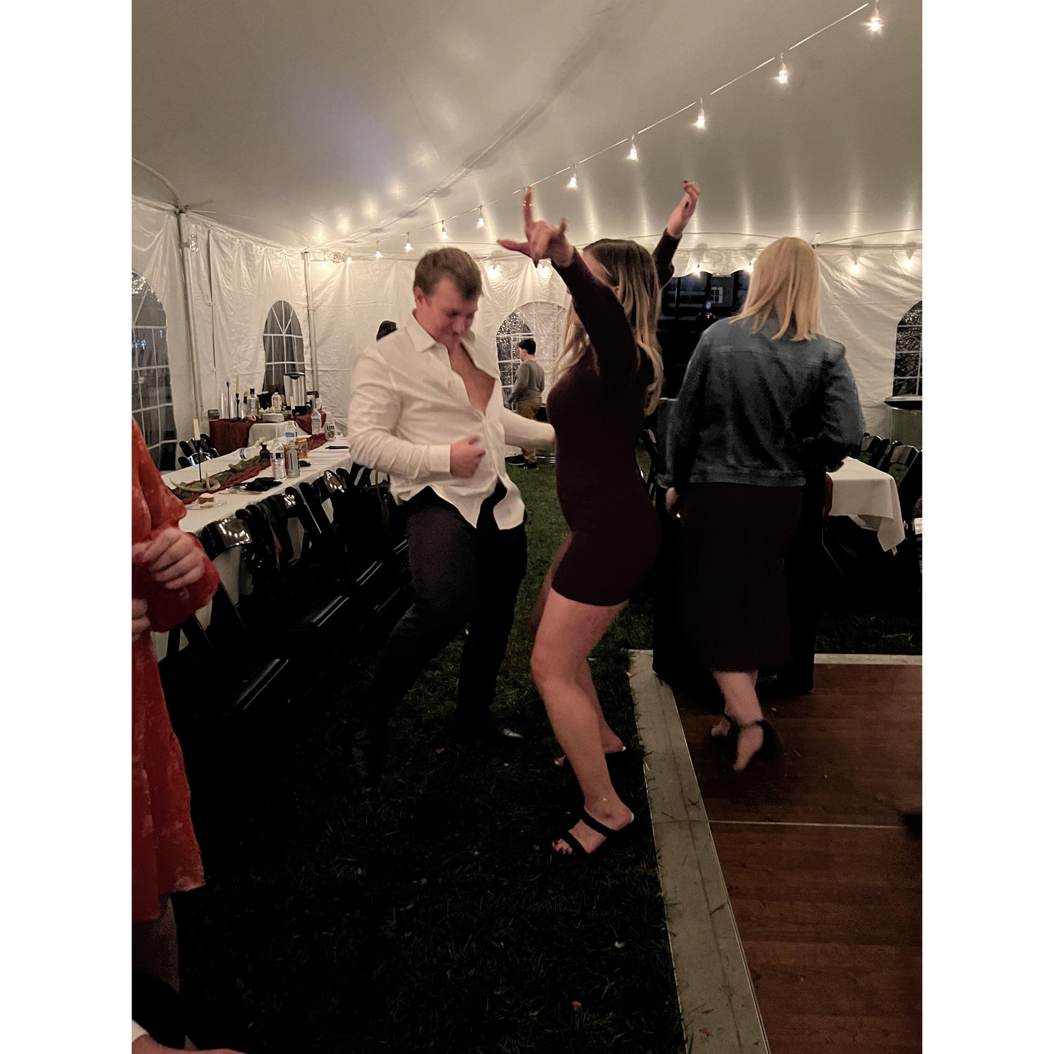 Even as mom and dad- we still know how to rock out!