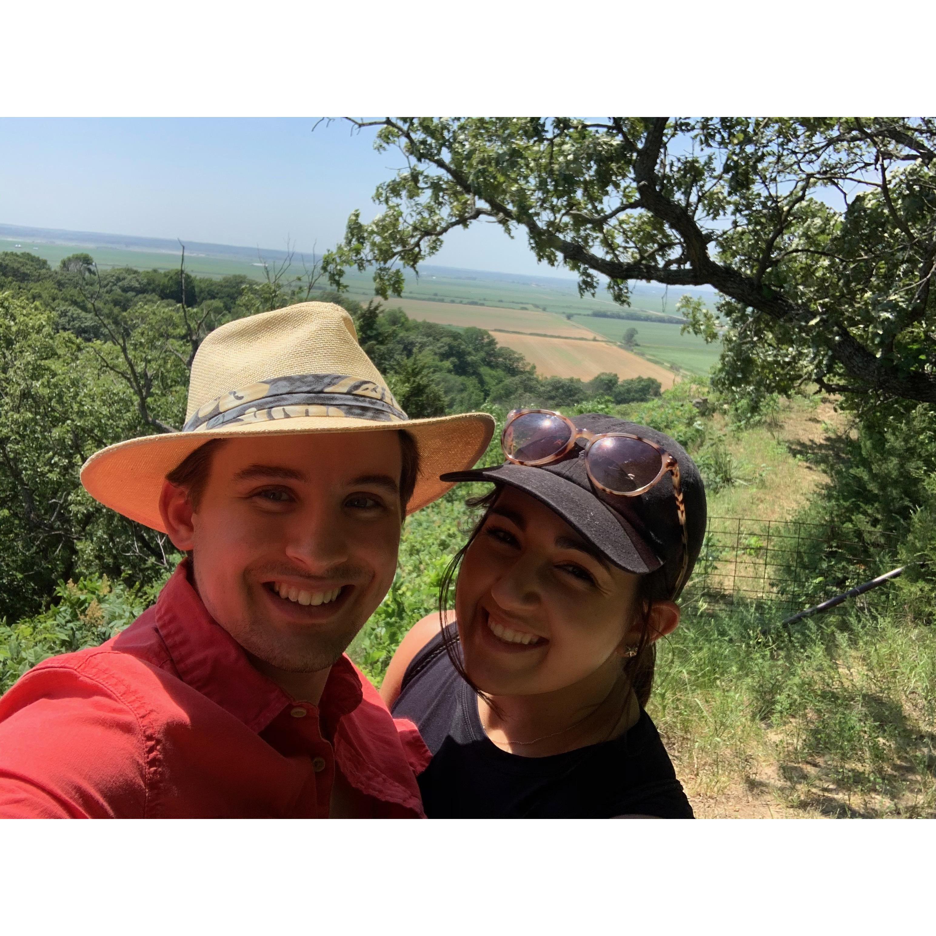 On my Summer Trip to Omaha, Vince took me EVERYWHERE! Including this gorgeous hike! We took the scenic route home and had the best day ever!