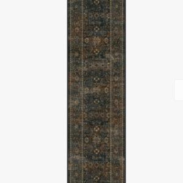 Ophelia Navy & Redwood Rug | Ruggable US 2.5 x 7