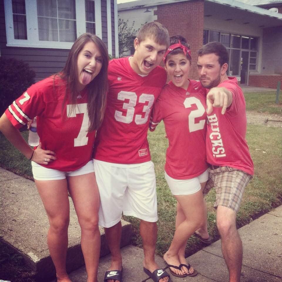 Fun day in Cbus cheering for the Buckeyes many years ago!
