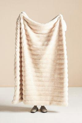 Arden Faux Fur Throw Blanket