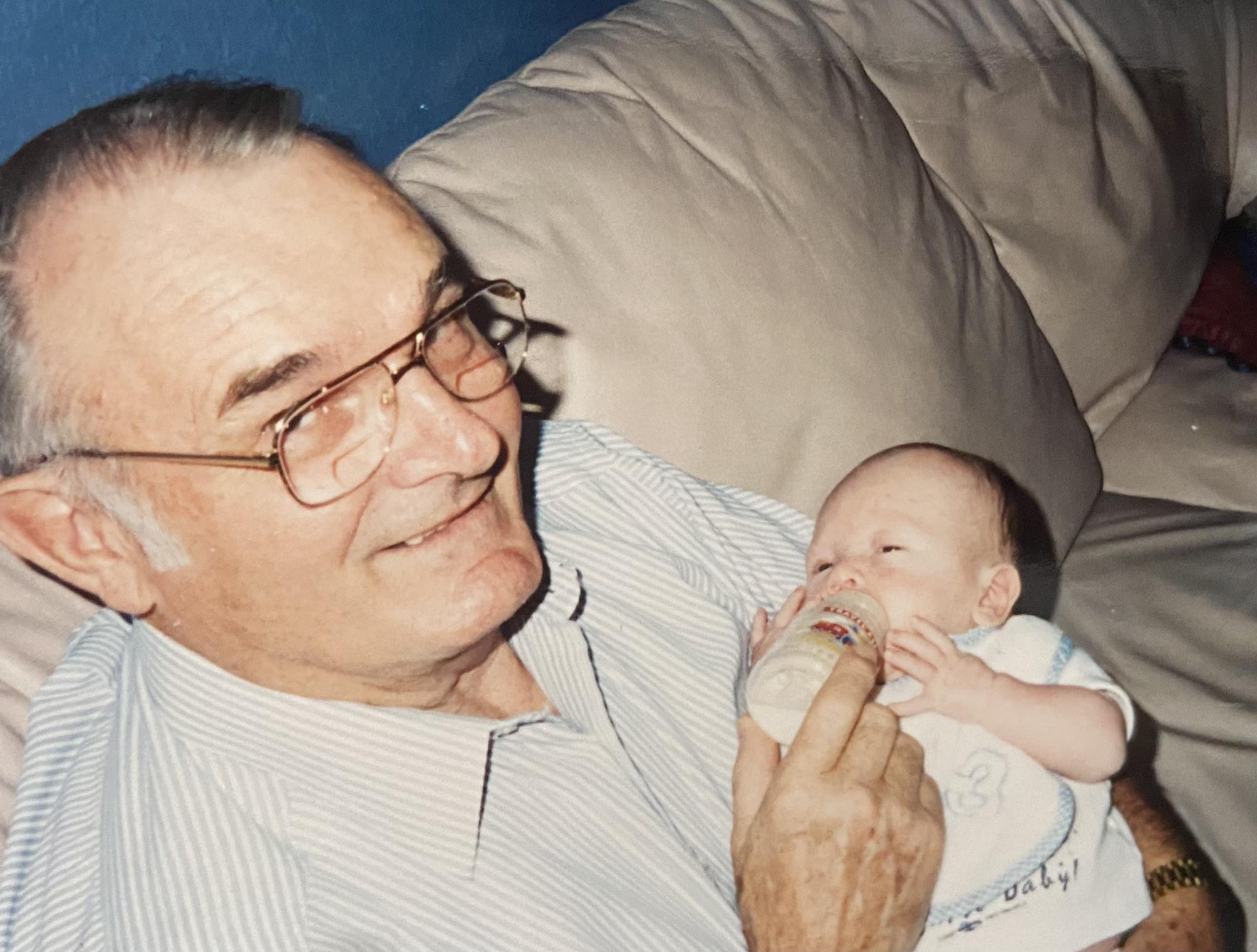 Baby Brandon and his Pops