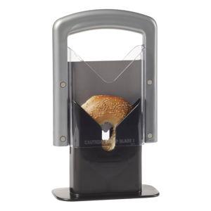 Hoan The Original Bagel Guillotine Universal Slicer - Silver