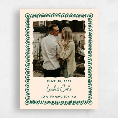 Buttercream, Beige Wedding Save the Date - Ceres Photo