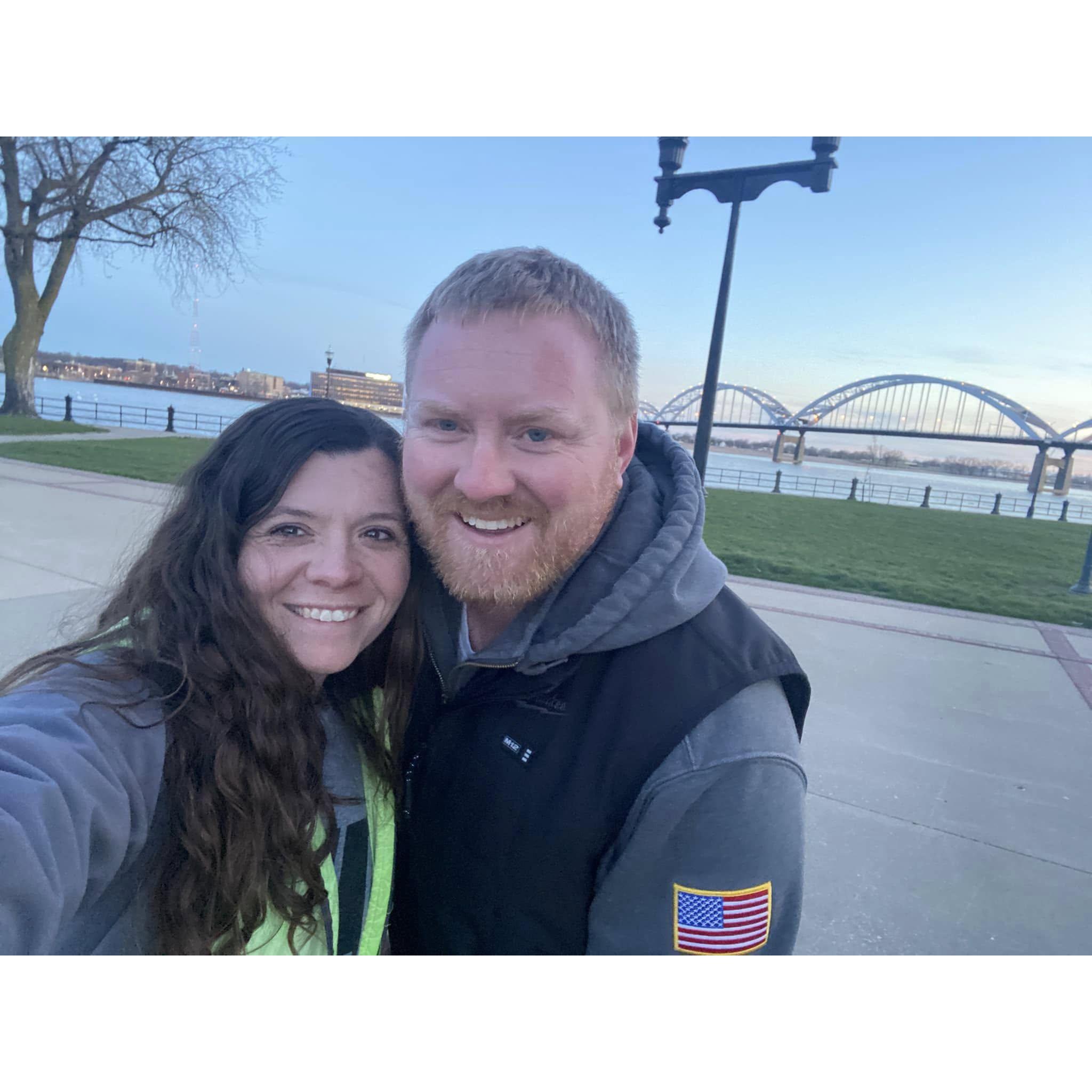 This was probably our first weekend getaway together which was for Brian's birthday!