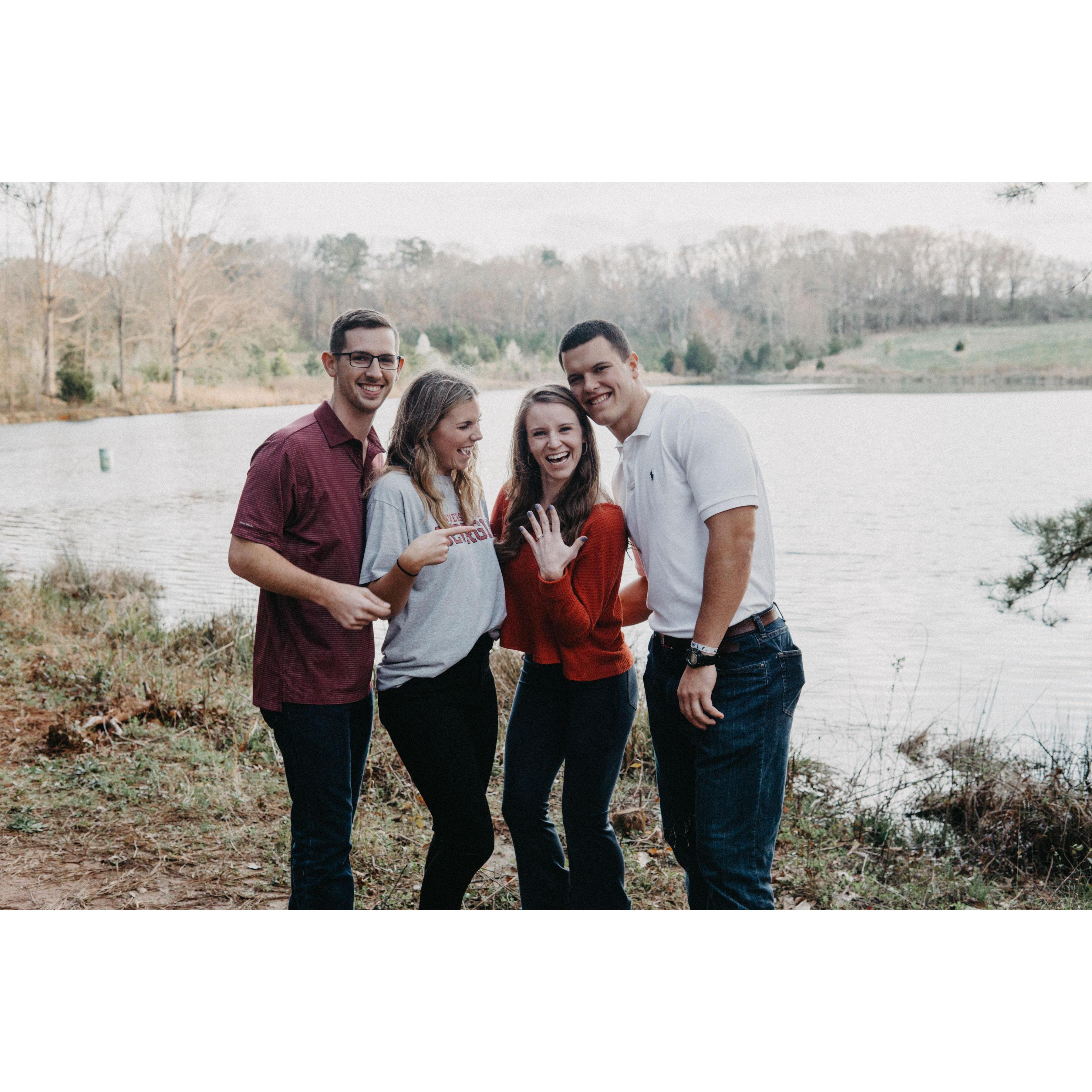 The photographers of these fun photos and our forever double date group.