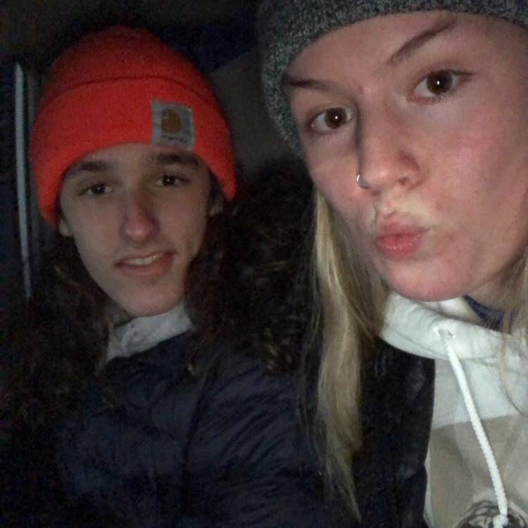 Coming back from shoveling at Burton Bowl