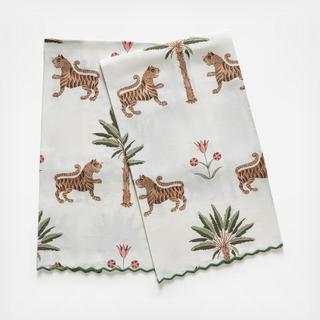 Tiger Palm Guest Towel