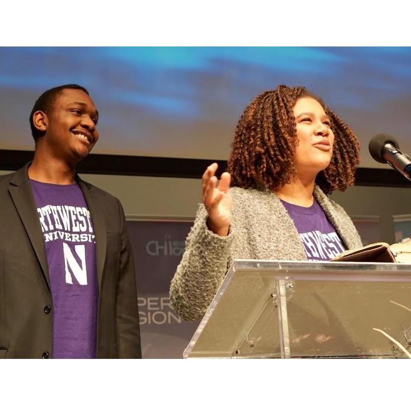 Representing Northwestern at the first campus led service in Chicago! 2.2.20.