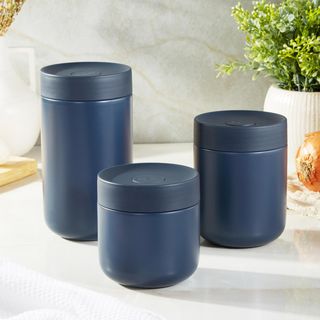 Nommie 3-Piece Stainless Steel Food Container Set