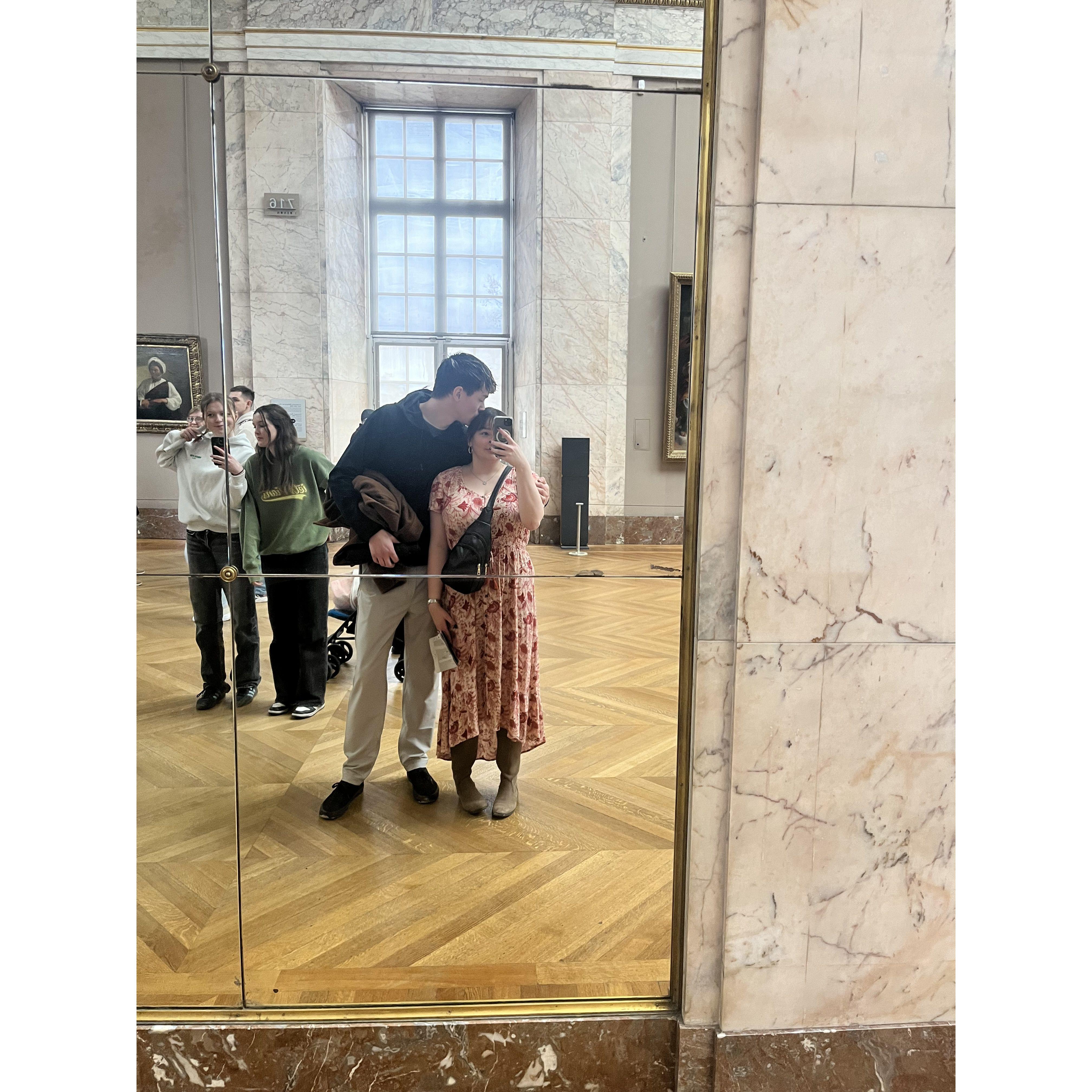 The Louvre in Paris, France - 2024