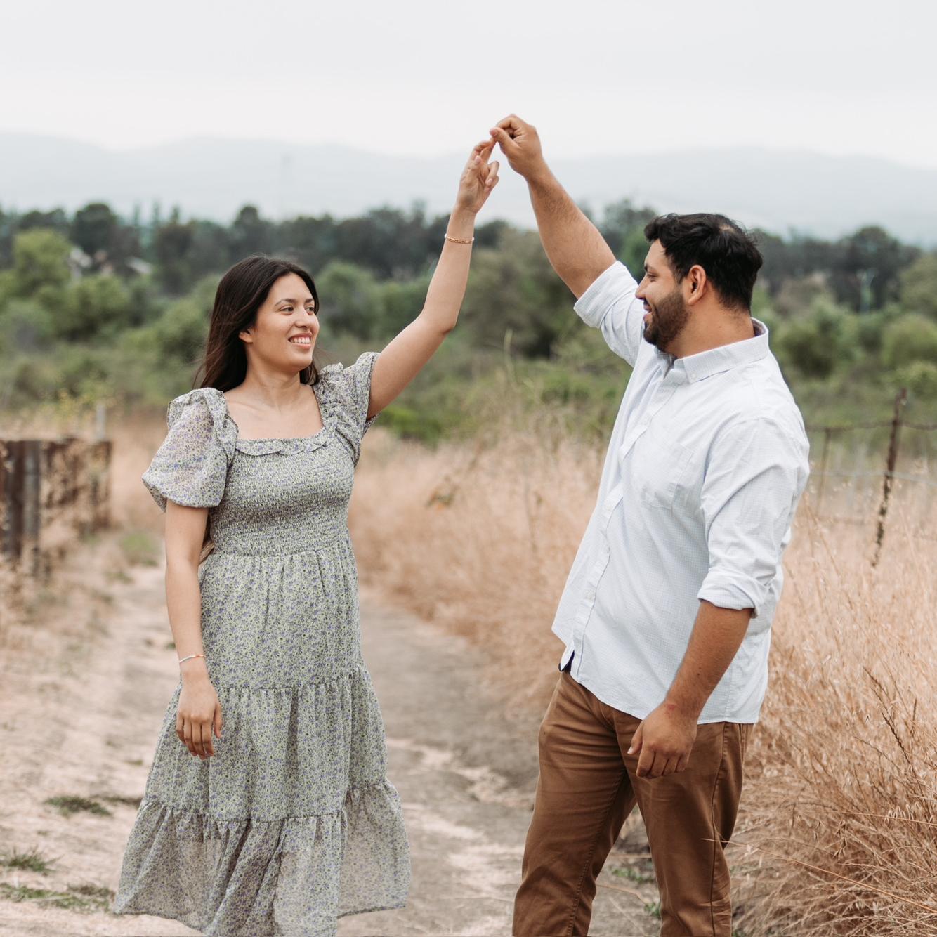 Engagement photo session