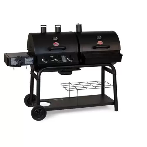Char-Griller Duo Black Dual-function Combo Grill