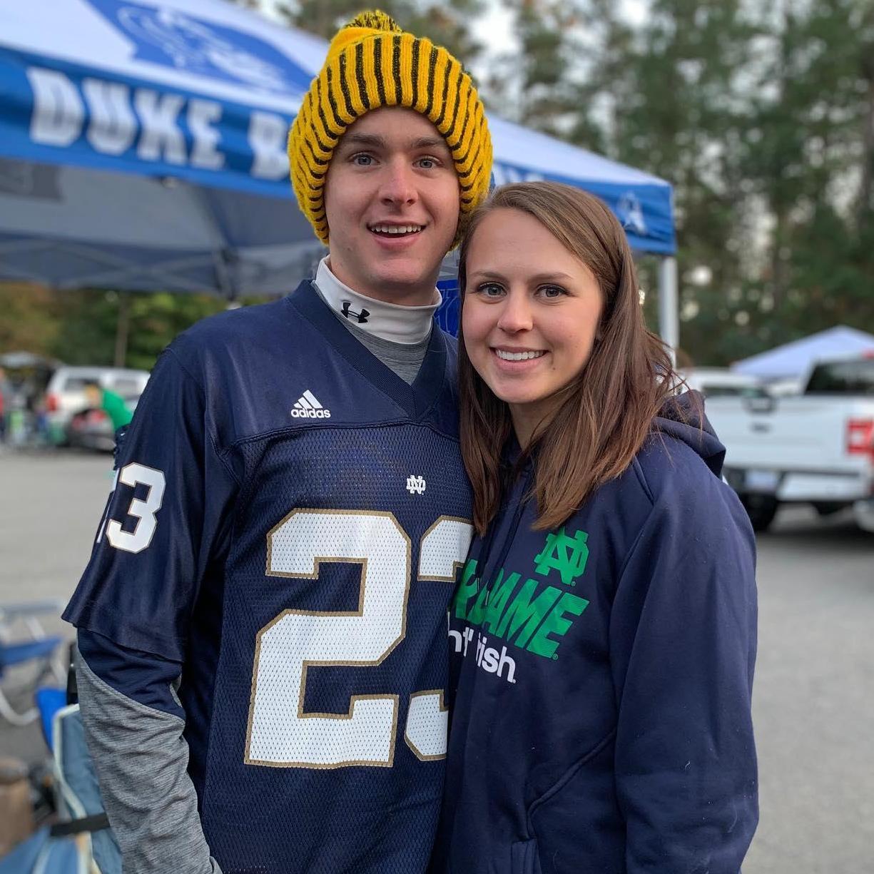 Tailgating for a ND game at Duke