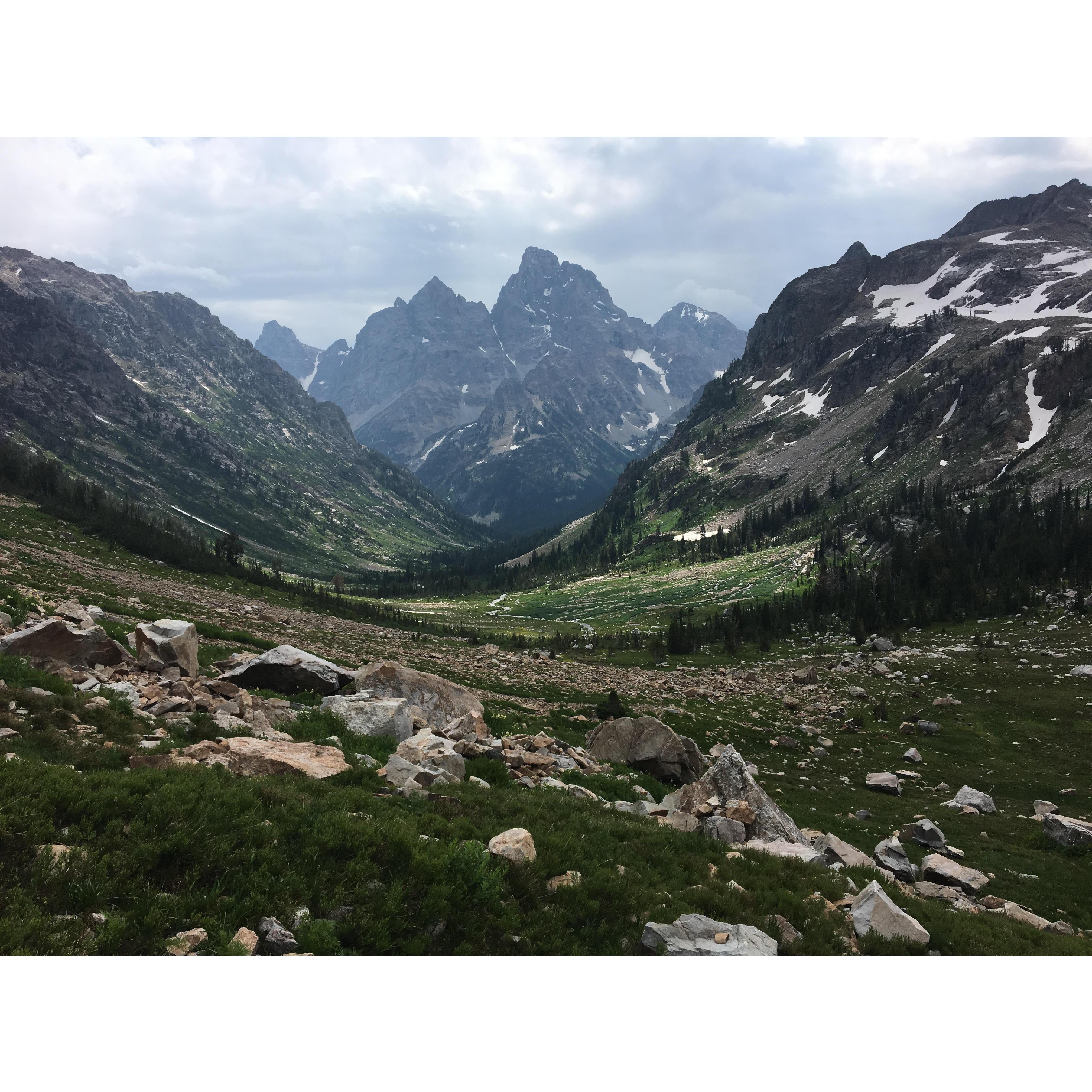The North Fork of Cascade Canyon