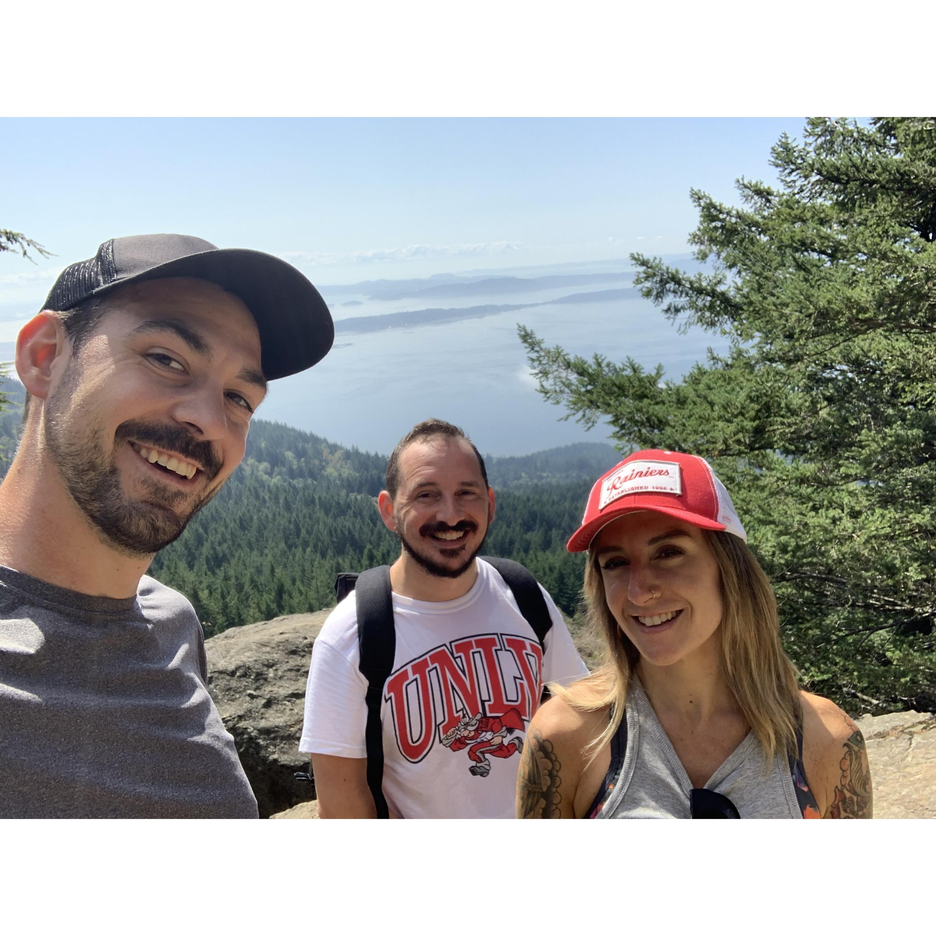 September 2019 Oyster dome Bellingham 
With Chris George