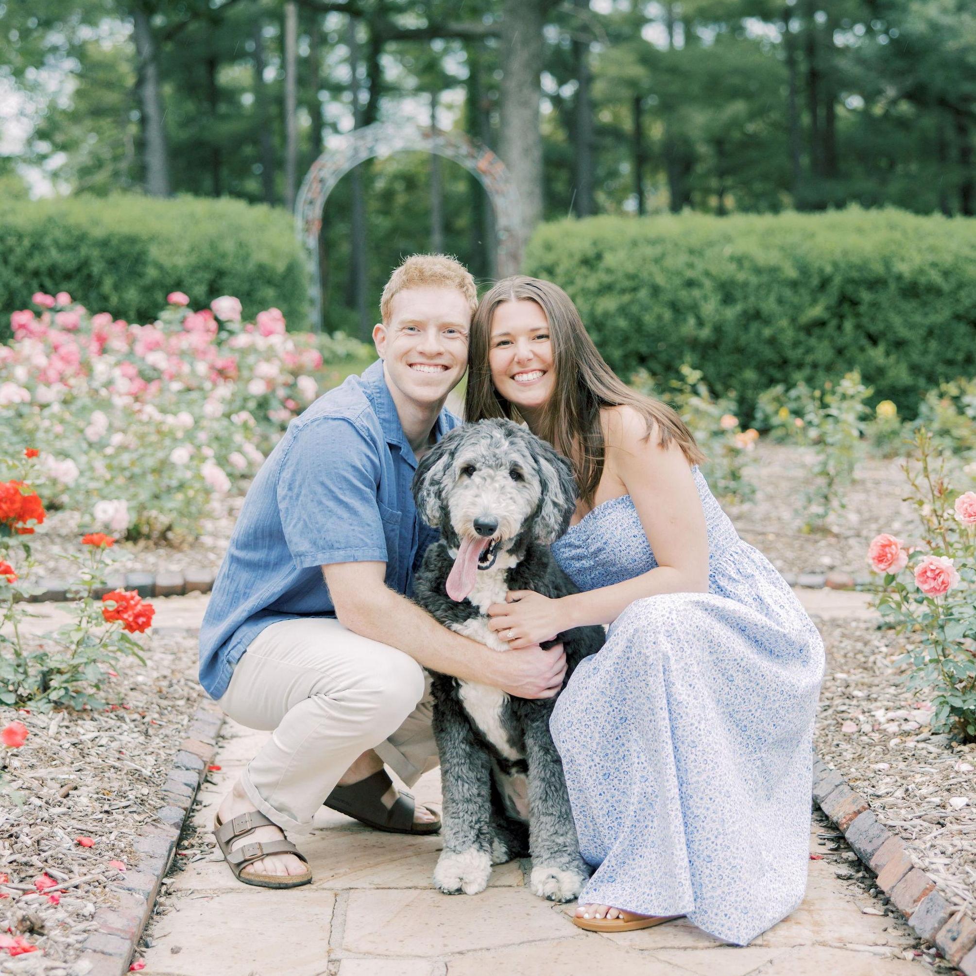 Our family: Including our puppy, Mabel!