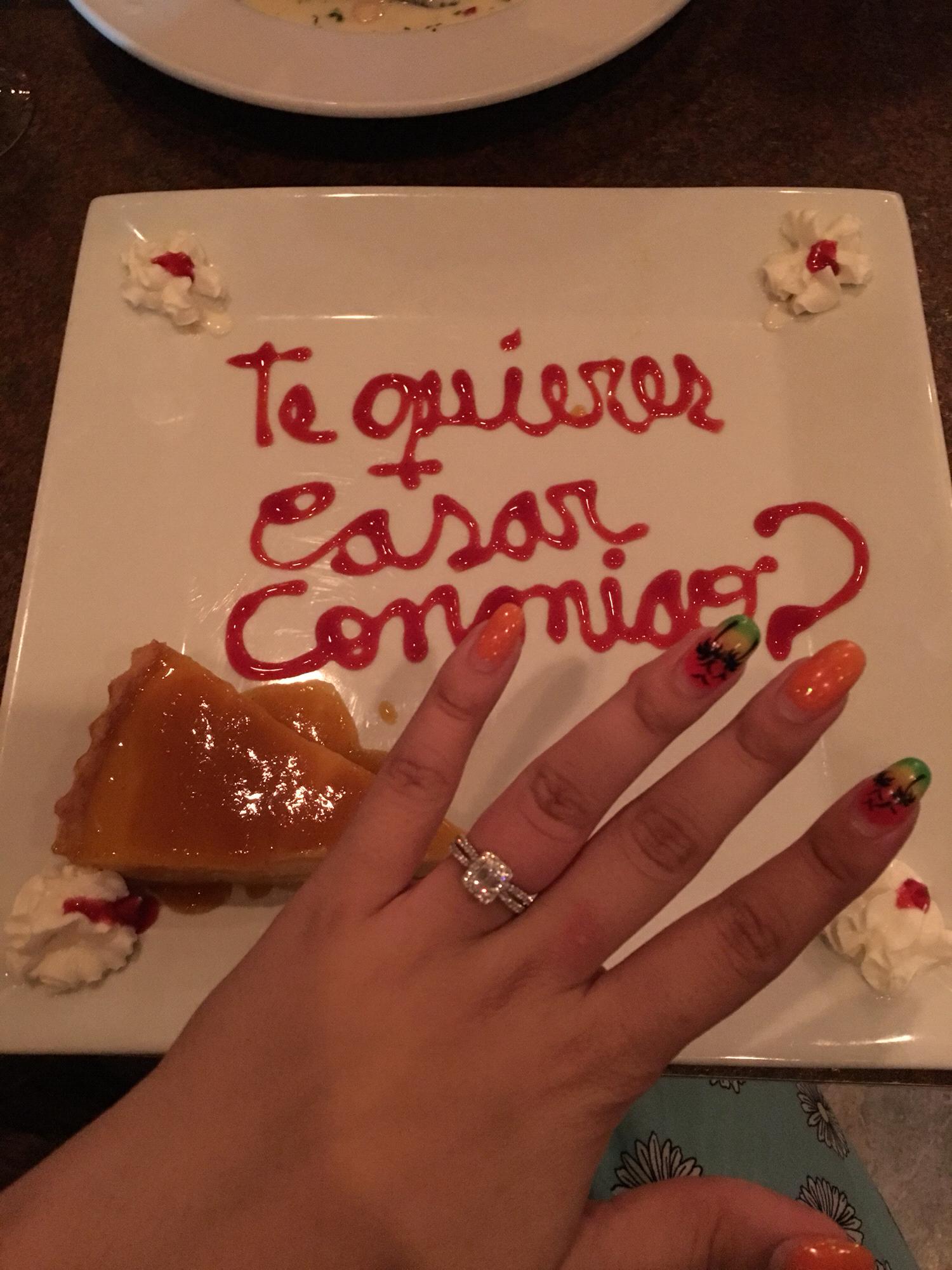 He is the most loving sweet and lovable fiancé in the world he was late like always but he made up by surprising me with the most ROMANTIC way of proposing I love you baby better late then ever...