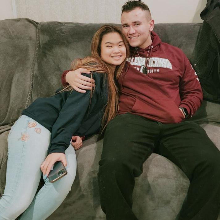 First celebration of his mom bday together