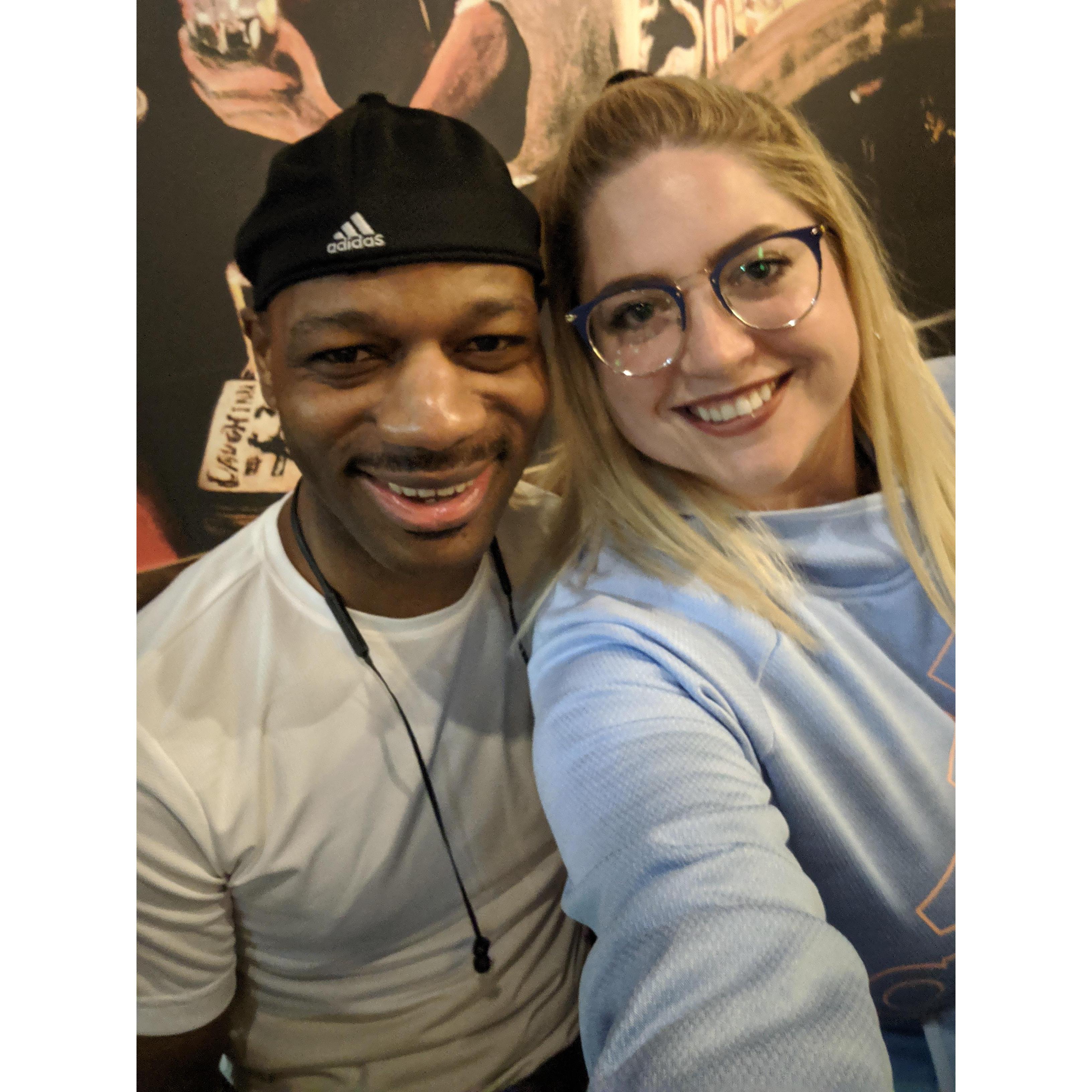 10/11/19 in a room full of people, all I noticed was you. Our own little world.
"Afterwards we saw that new Will Smith movie.. it was TRASH." - Donavan